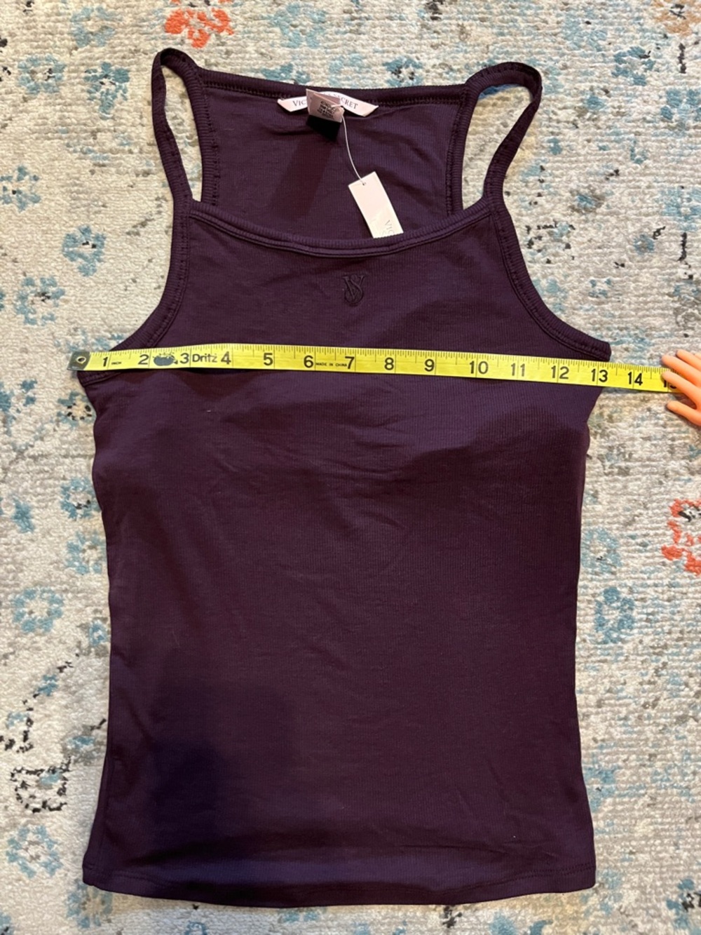 NWT Victoria's Secret SoSoft Modal Winter Wine Ribbed Cami & Pant Sleep Set - Picture 6 of 15